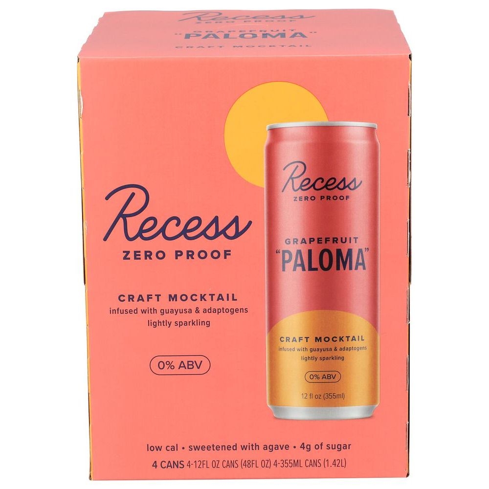 Recess Paloma Grapefruit Mocktail, 48 Fluid Ounce -- 6 per case