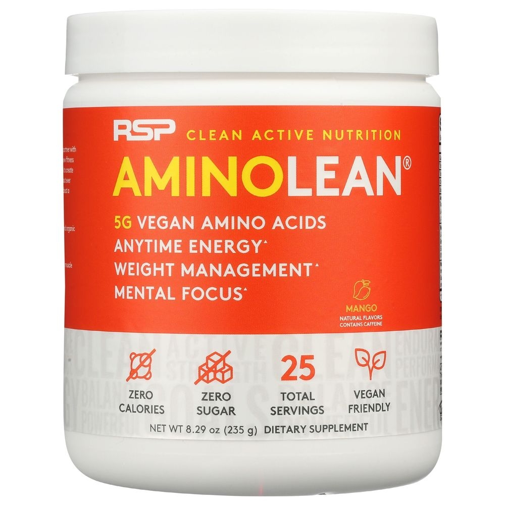 Rsp Aminolean Mango Flavor Dietary Supplement, 8.29 Ounce