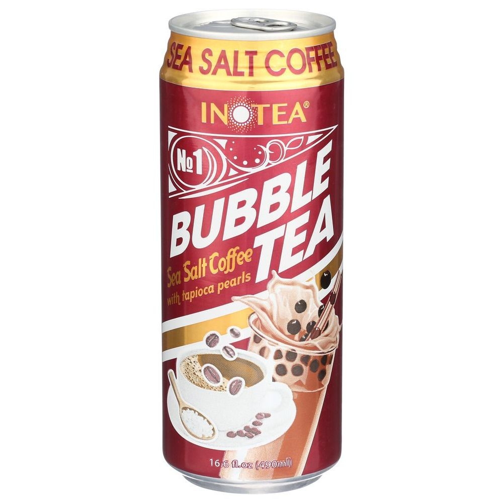 Inotea Sea Salt Coffee Bubble Tea, 16.6 Fluid Ounce -- 12 per case
