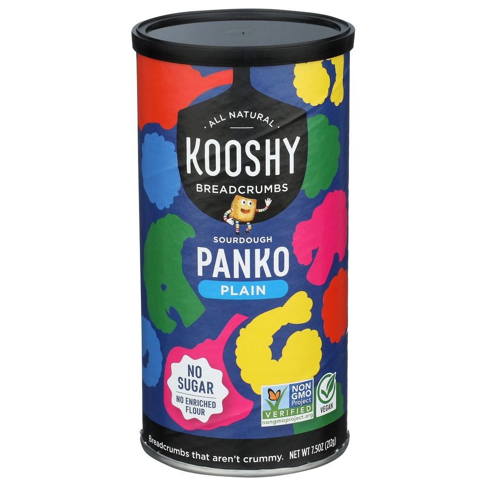 Kooshy Plain Panko Breadcrumbs, 7.5 Ounce -- 6 per case