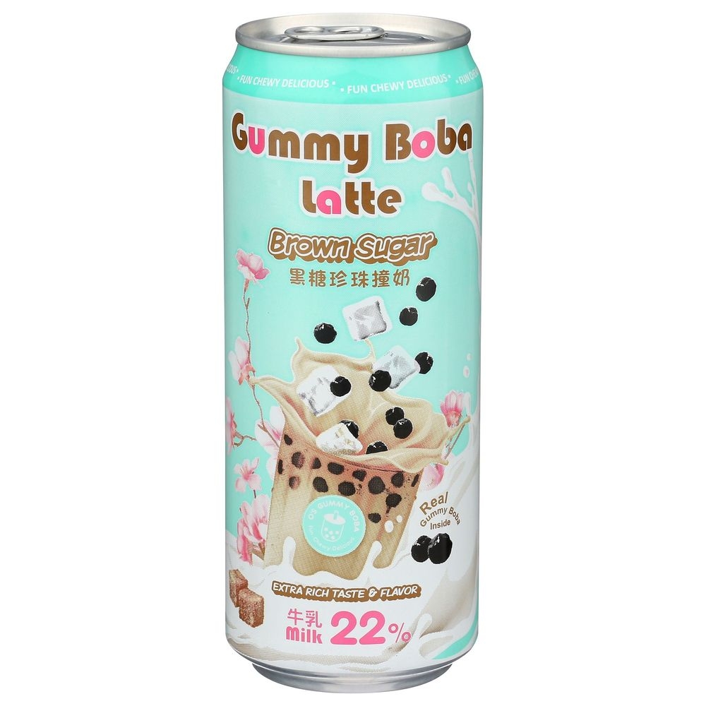 Os Brown Sugar Gummy Boba Latte, 15.9 Ounce -- 6 per case