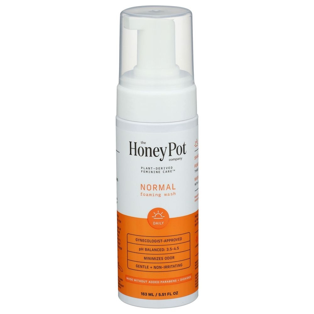 The Honey Pot Normal Foaming Wash, 5.51 Fluid Ounce