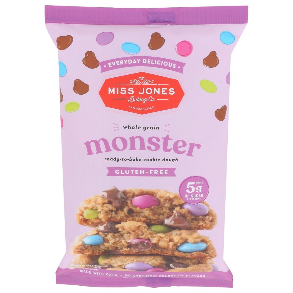 Miss Jones Baking Co Monster Cookie Dough, 11.84 Ounce -- 6 per case