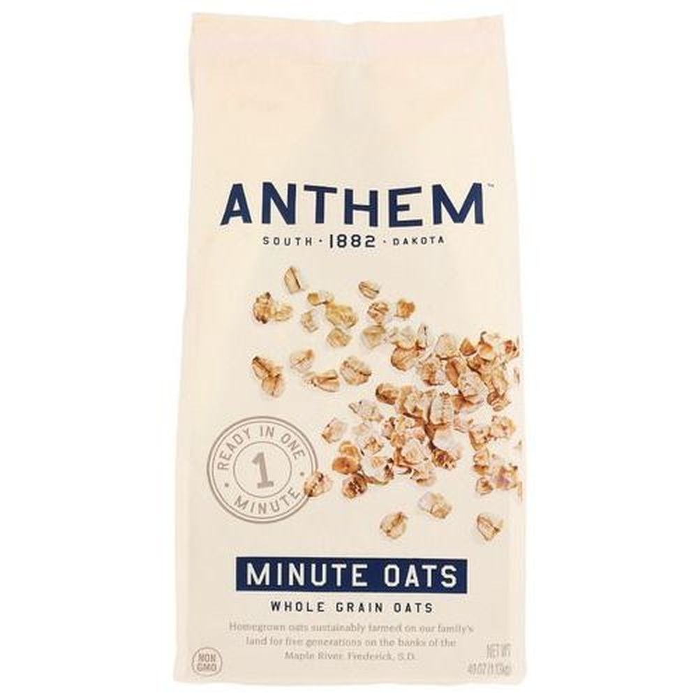 Anthem Minute Whole Grain Oats, 40 Ounce -- 6 per case
