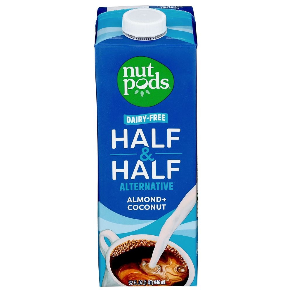 Nutpods Dairy Free Almond Coconut Half and Half Alternative, 32 Fluid Ounce -- 6 per case