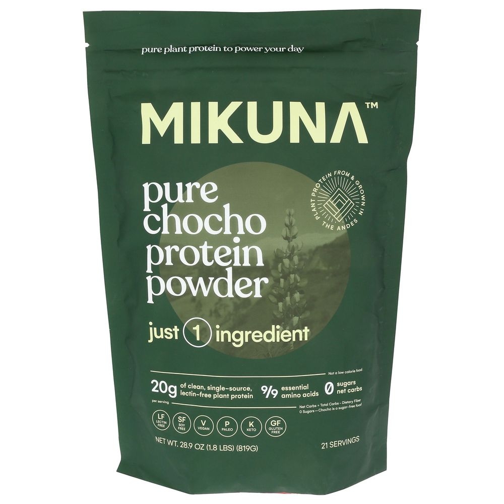 Mikuna Pure Chocho Superfood Protein Powder, 28.9 Ounce