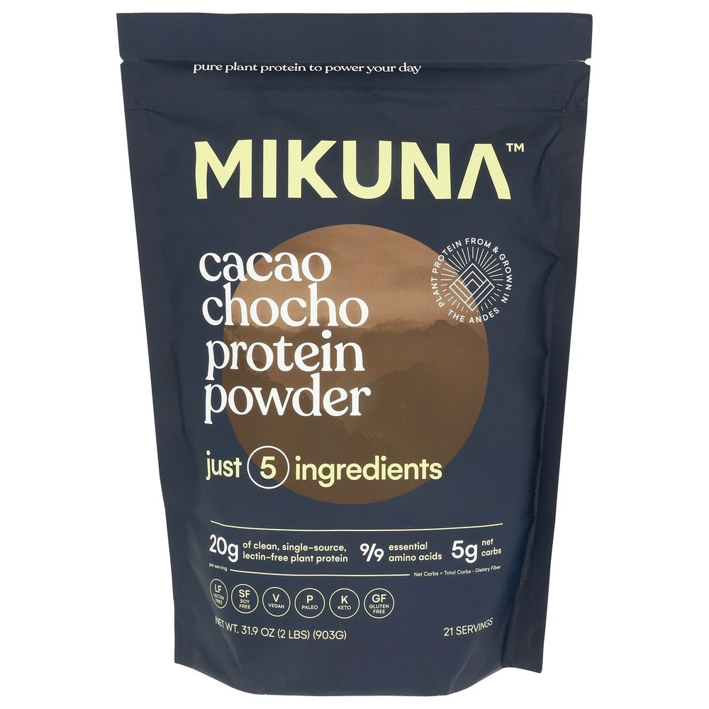 Mikuna Cacao Chocho Protein Powder, 31.9 Ounce