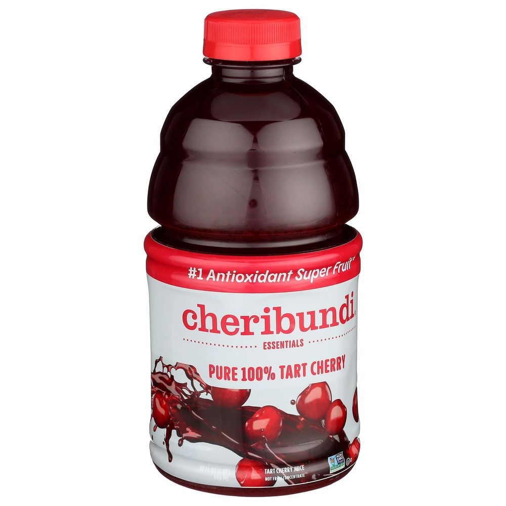 Cheribundi Pure Tart Cherry Juice, 32 Fluid Ounce -- 6 per case