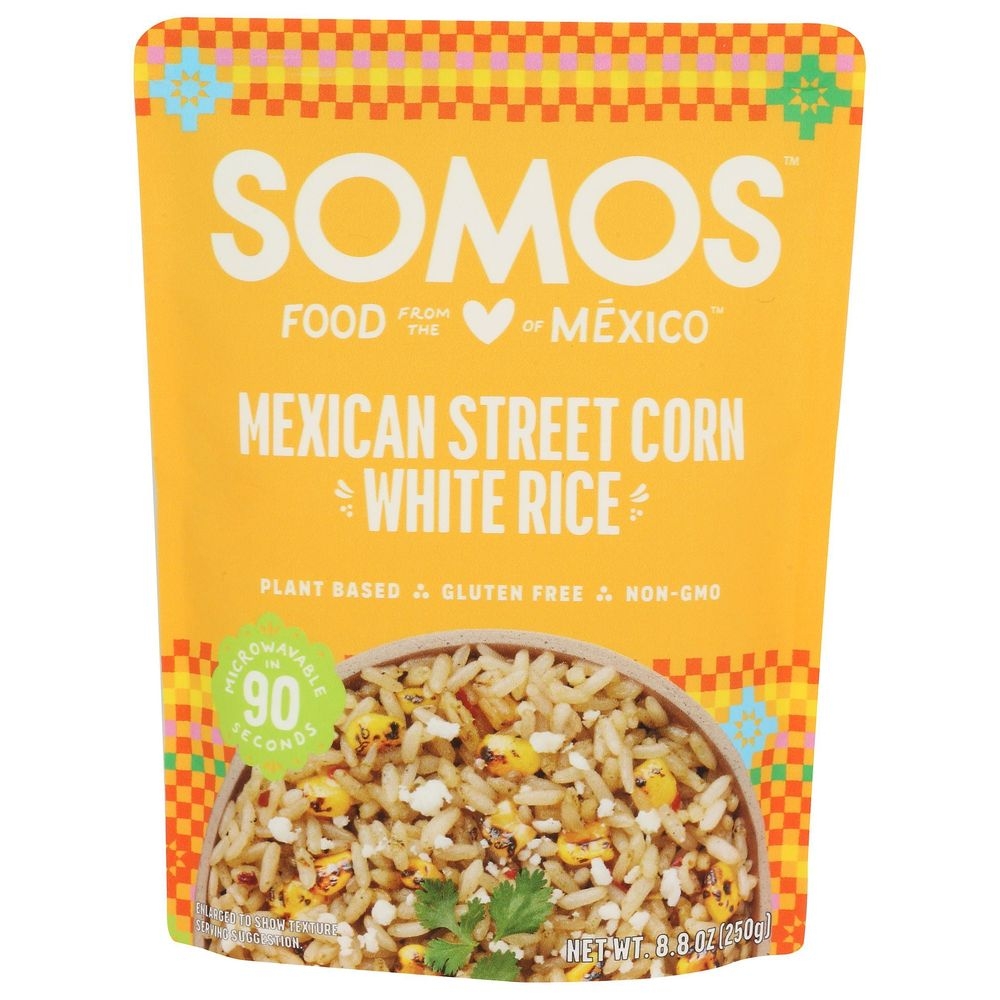 Somos Mexican Street Corn White Rice, 8.8 Ounce -- 6 per case