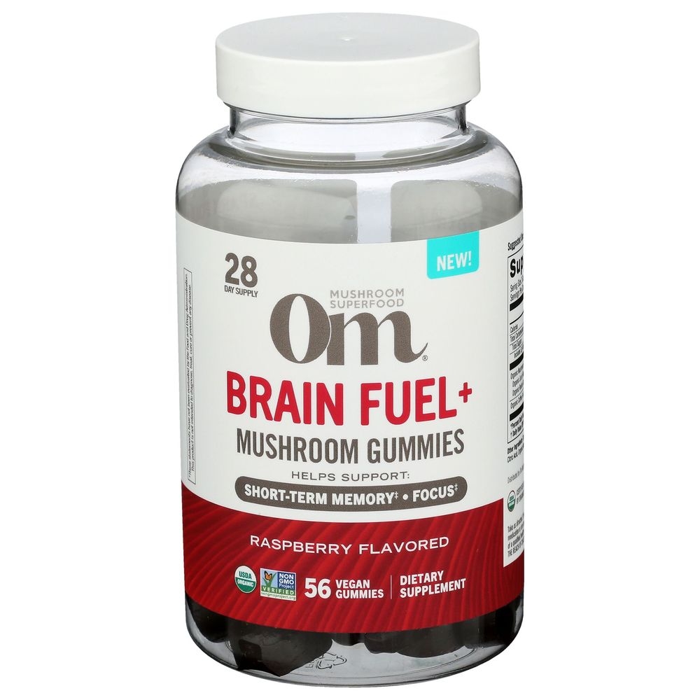 Om Organic Brain Fuel Mushroom Gummies, 56 count