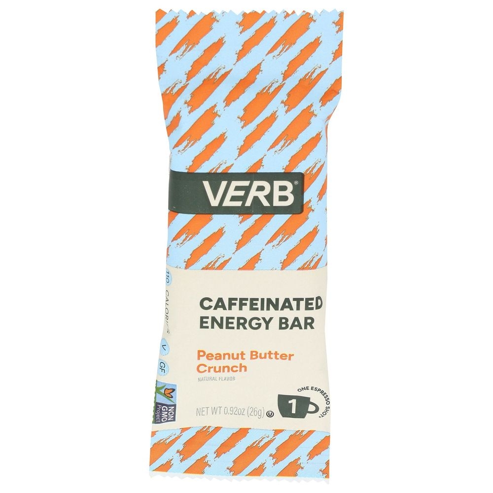 Verb Peanut Butter Crunch Energy Bar, 0.92 Ounce -- 16 per case