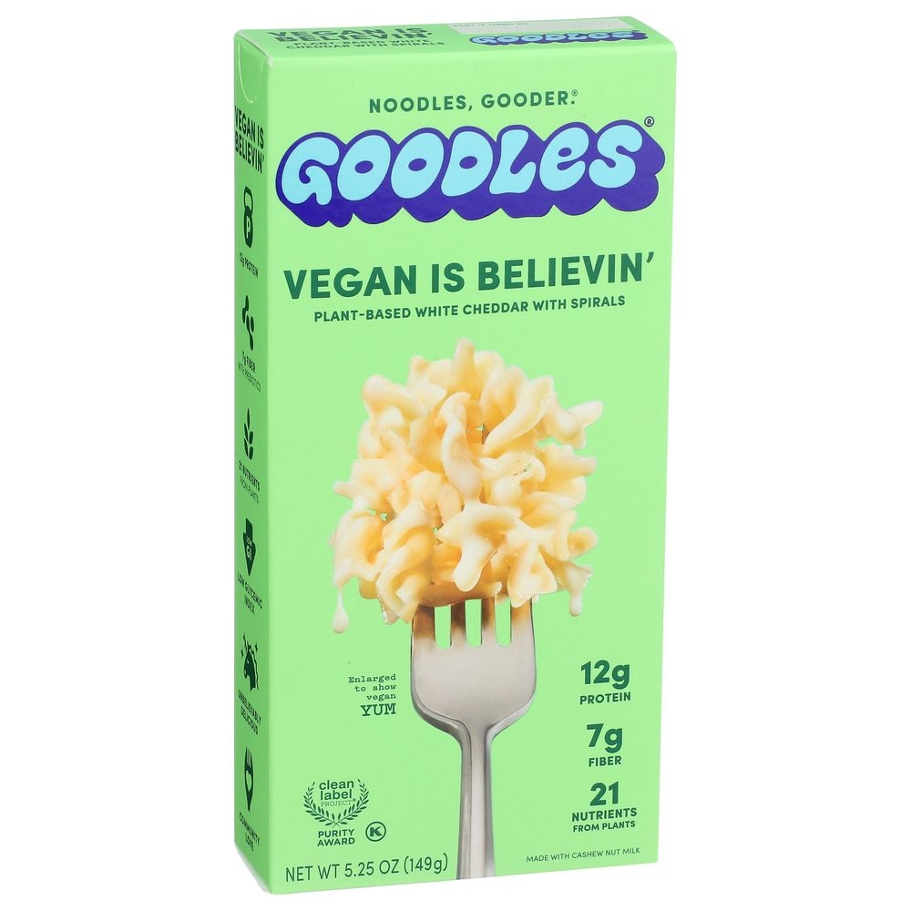 Goodles Vegan is Believin Mac and Cheese, 5.25 Ounce -- 12 per case