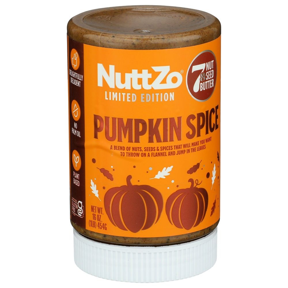 Nuttzo Pumpkin Spice Seed And Nut Butter Jar, 16 Ounce -- 6 per case
