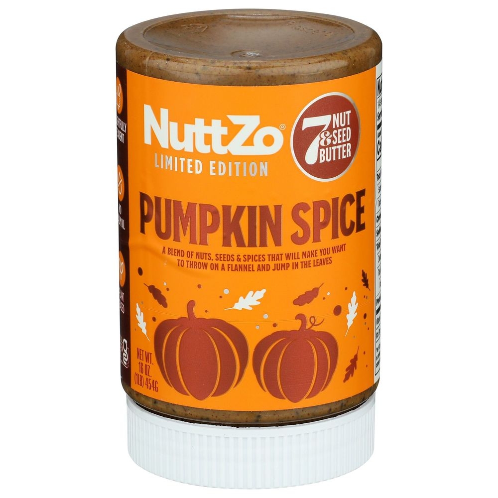 Nuttzo Pumpkin Spice Seed And Nut Butter Jar, 16 Ounce -- 6 per case
