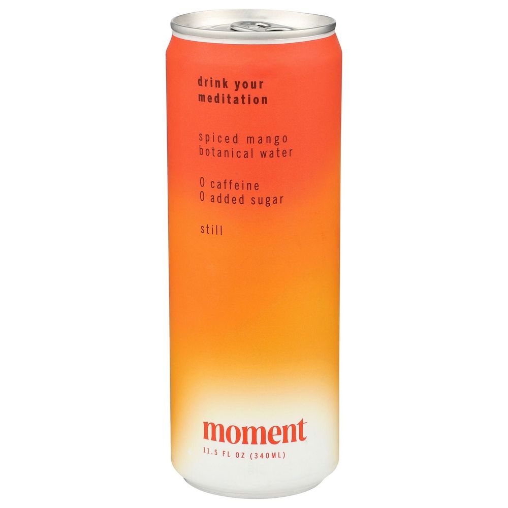 Moment Spiced Mango Still Botanical Water, 11.5 Fluid Ounce -- 12 per case