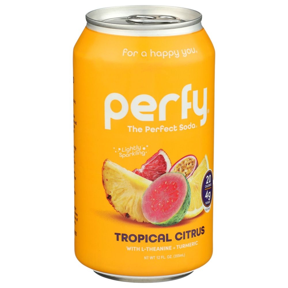 Perfy Tropical Soda, 12 Fluid Ounce -- 12 per case