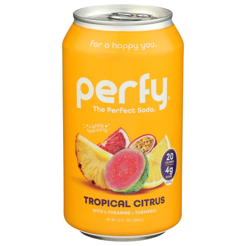 Perfy Tropical Soda, 12 Fluid Ounce -- 12 per case