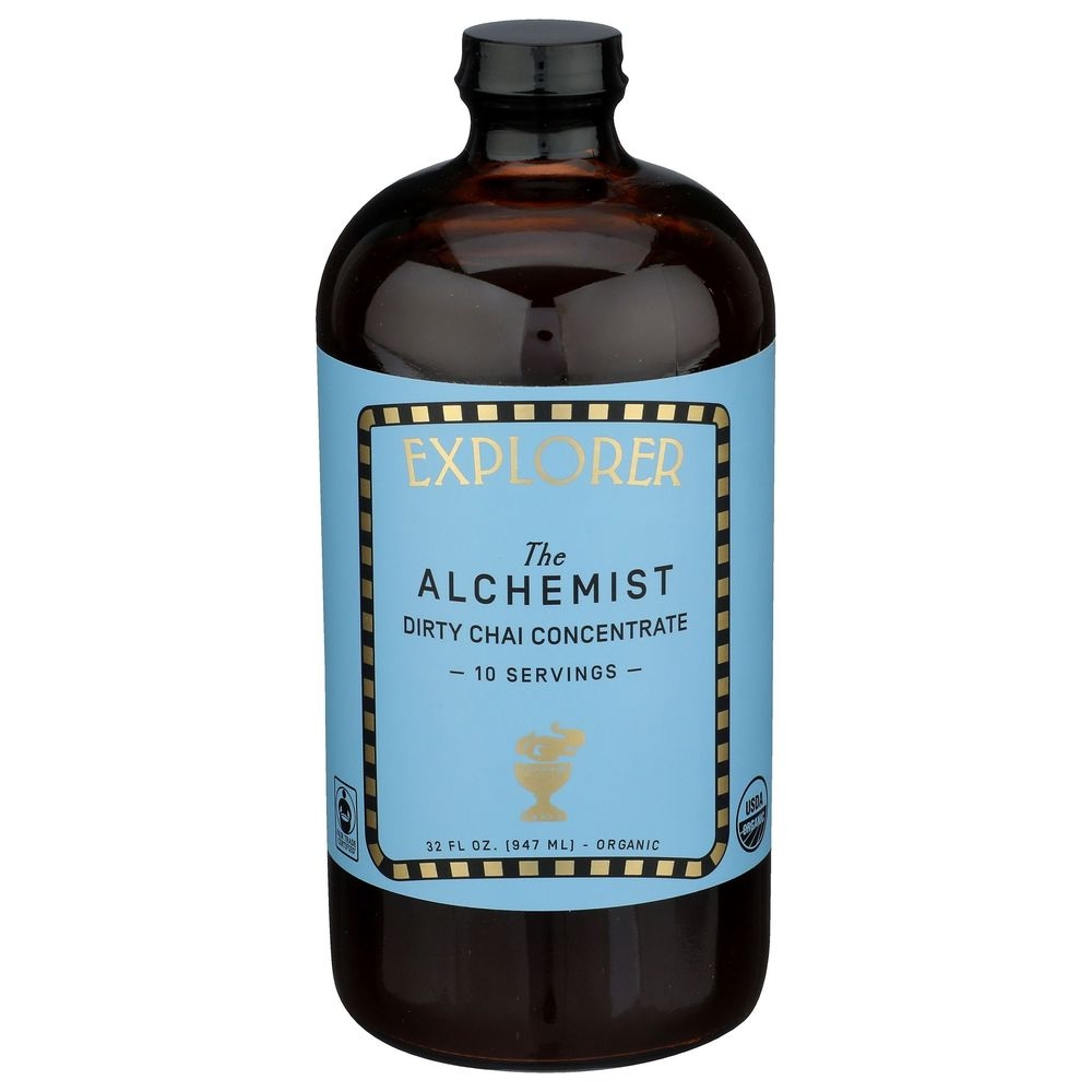 Explorer The Alchemist Dirty Pice Chai Cold Brew Tea Concentrate, 32 Fluid Ounce -- 6 per case
