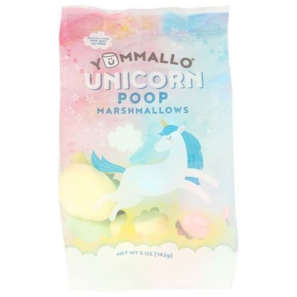 Yumallo Unicorn Poo Marshmallows, 5 Ounce -- 8 per case