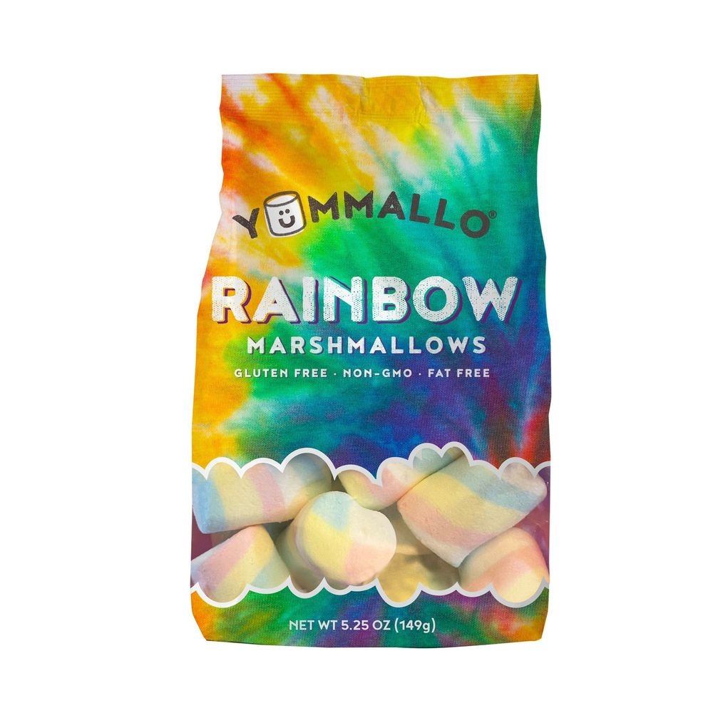 Yumallo Rainbow Marshmallows, 5.25 Ounce -- 12 per case