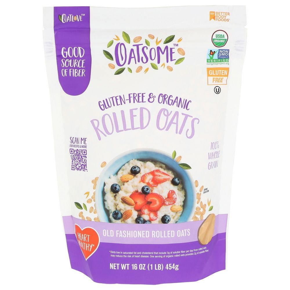 Oatsome Old Fashioned Rolled Oats, 1 Pound -- 6 per case