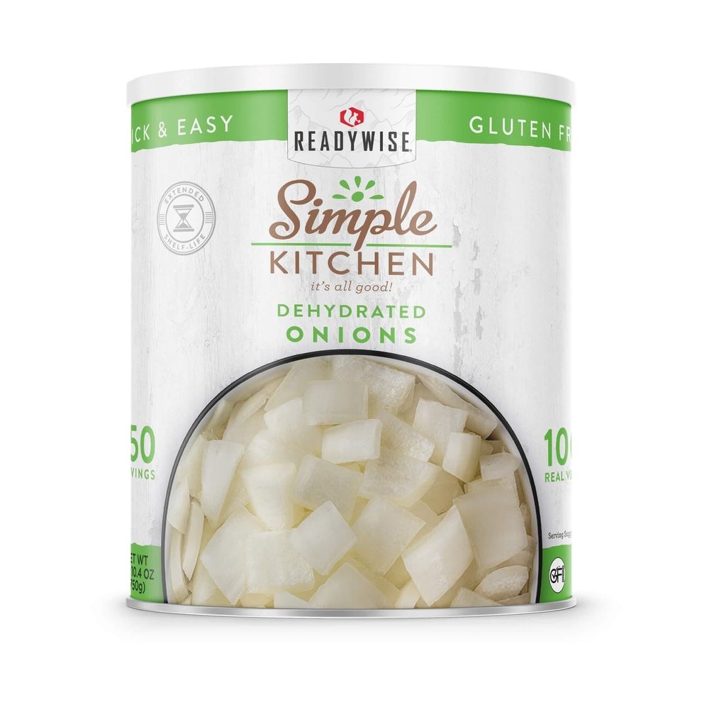 Simple Kitchen Dehydrated Chopped Onions, 250 Servings -- 6 per case