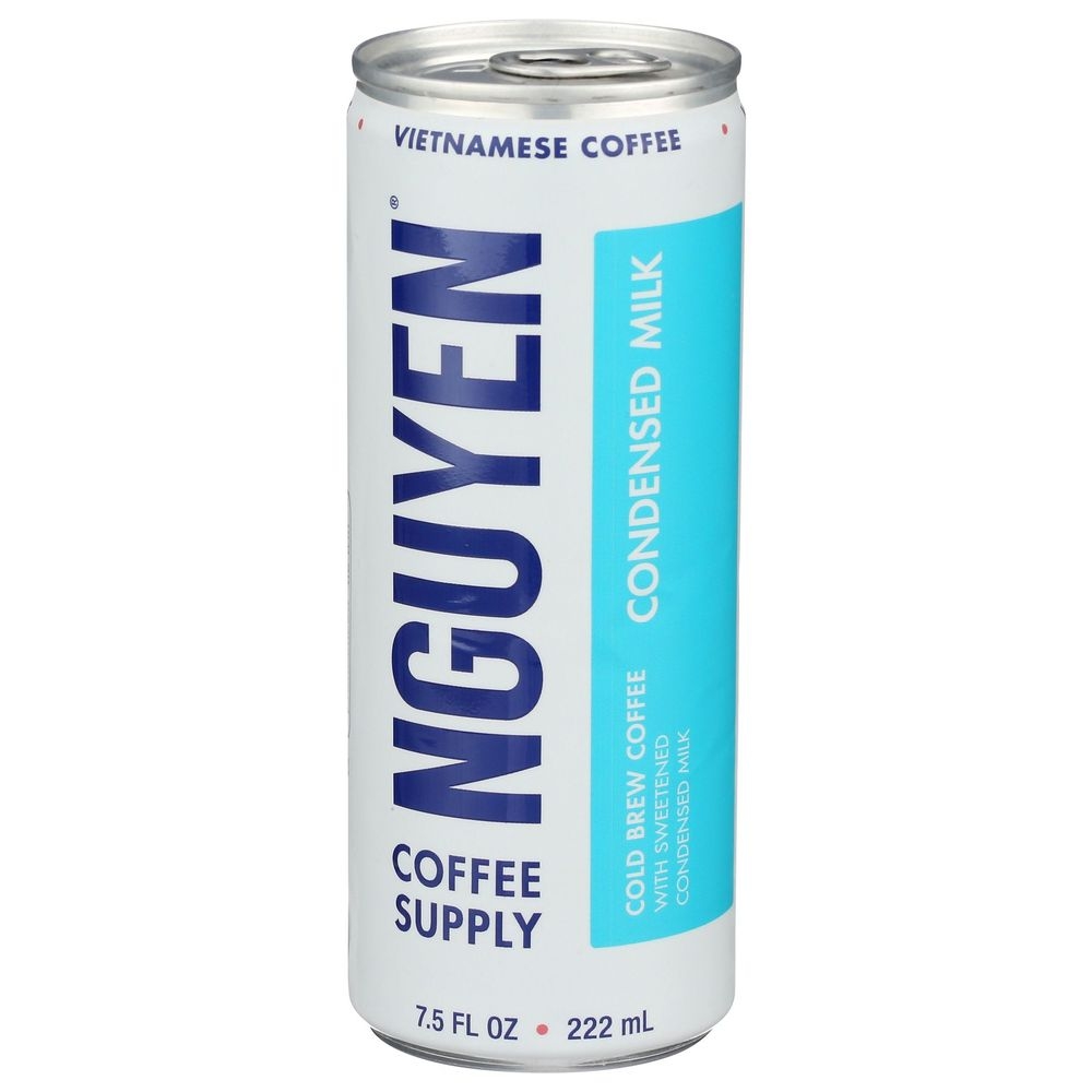 Nguyen Coffee Supply Condensed Milk Cold Brew Coffee, 7.5 Fluid Ounce -- 12 per case