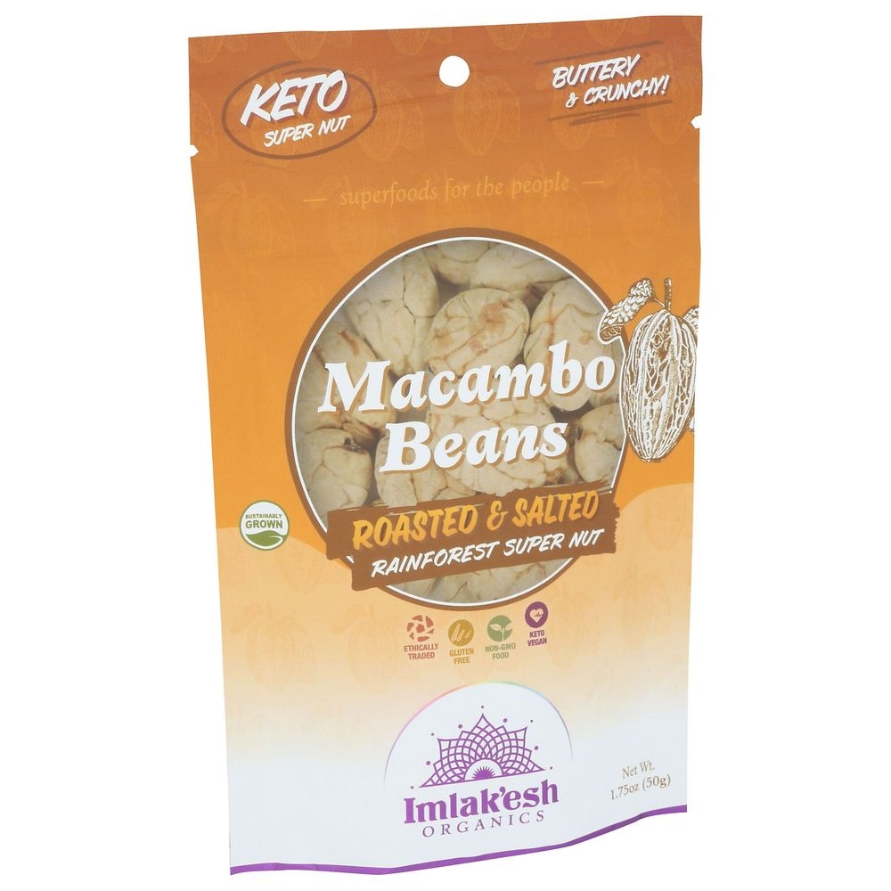 Imlakesh Organics Wild Harvested Macambo Beans, 1.75 Ounce -- 8 per case