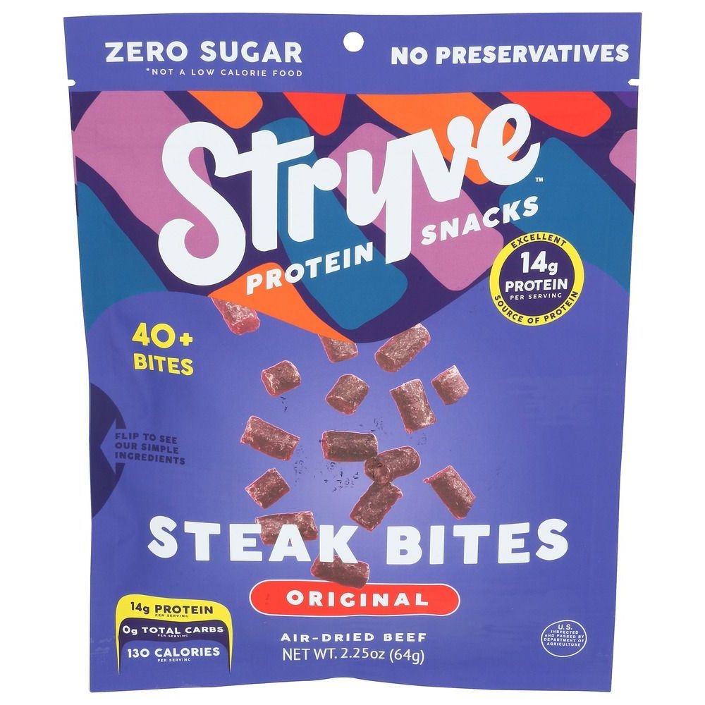 Stryve Original Steak Bites, 2.25 Ounce -- 8 per case