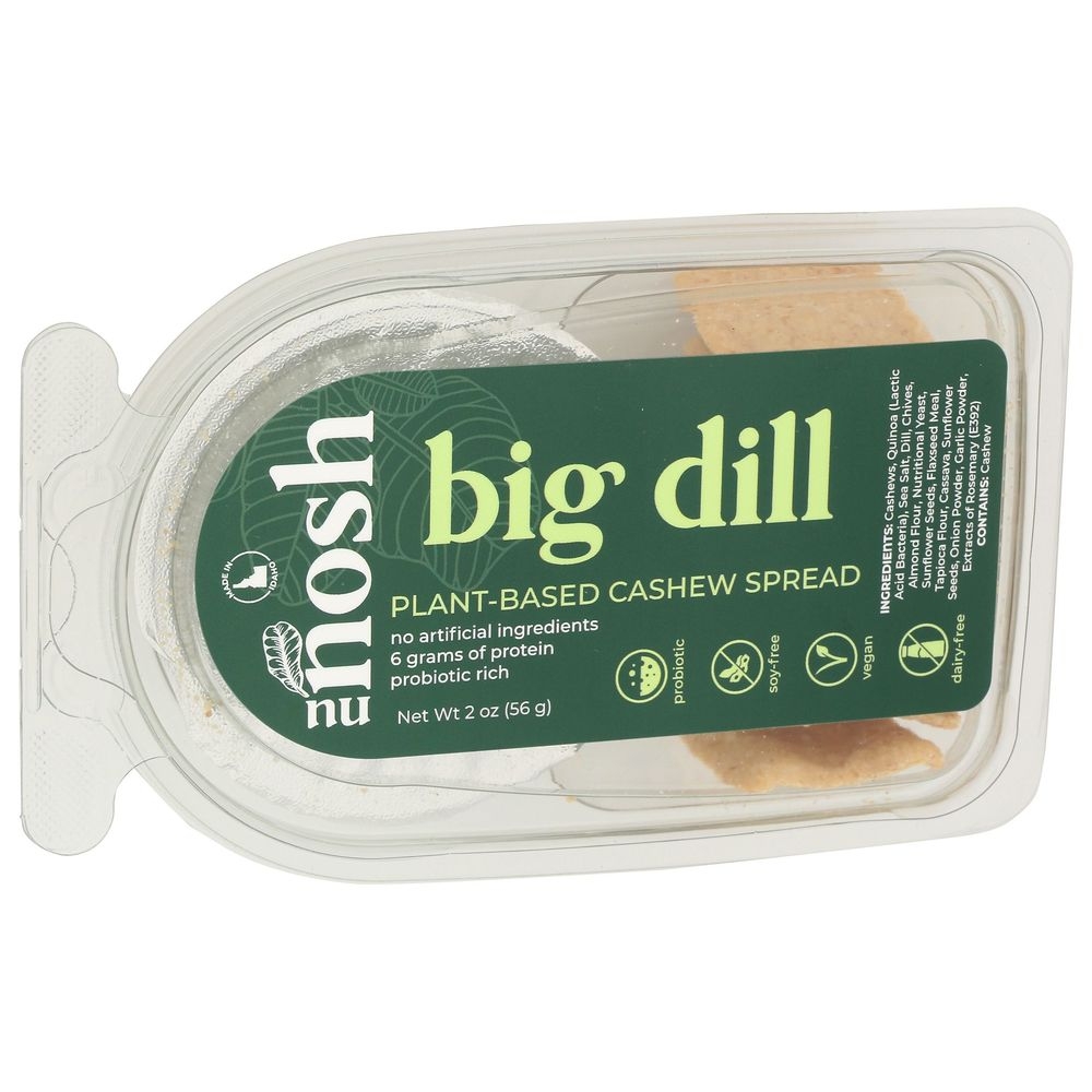 Nosh Big Dill Cashew Spread with Crackers, 2 Ounce -- 12 per case