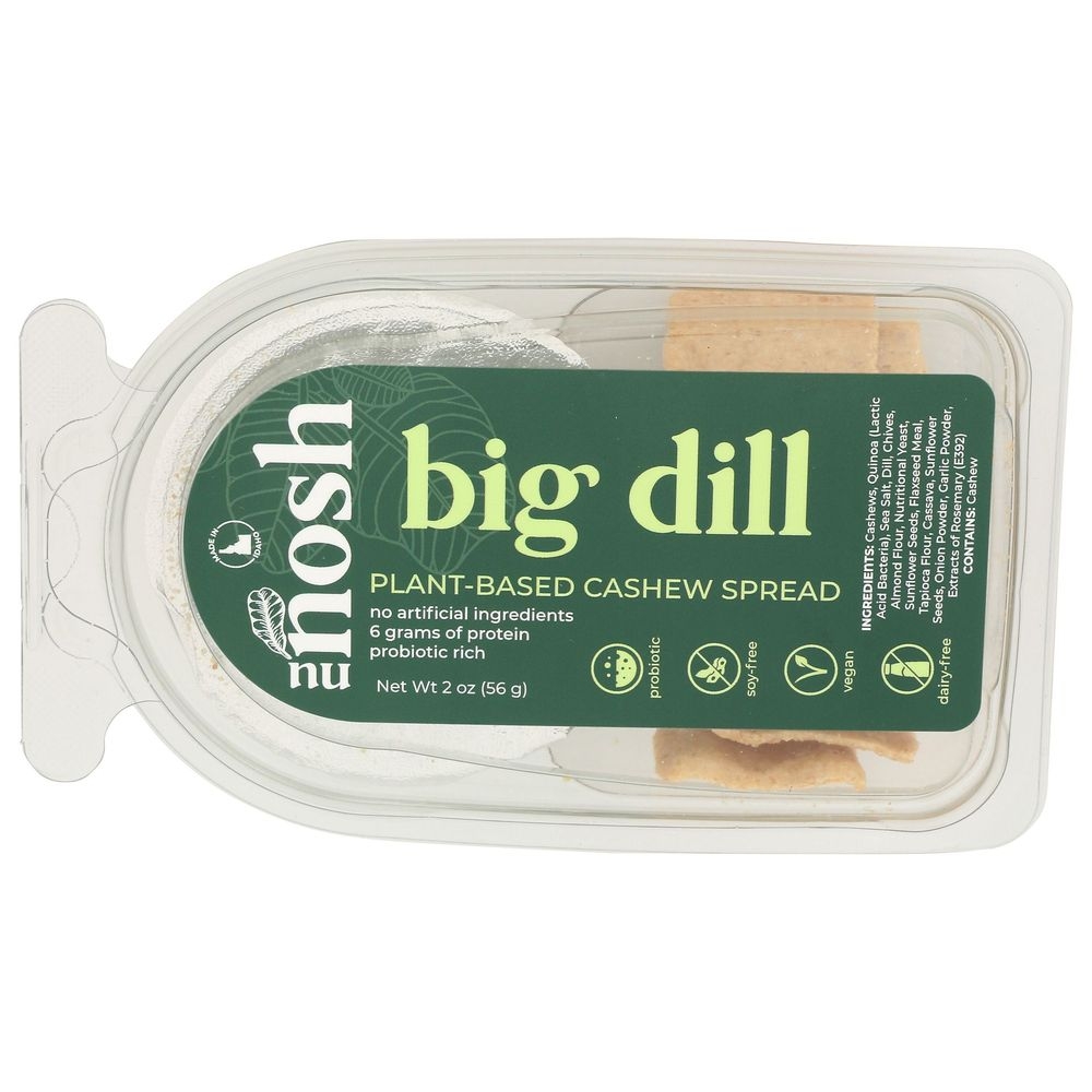 Nosh Big Dill Cashew Spread with Crackers, 2 Ounce -- 12 per case