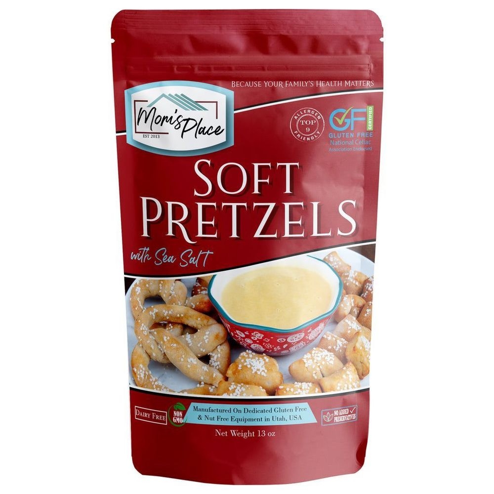 Moms Place Gluten-Free Soft Pretzels with Sea Salt Mix, 13.1 Ounce -- 6 per case