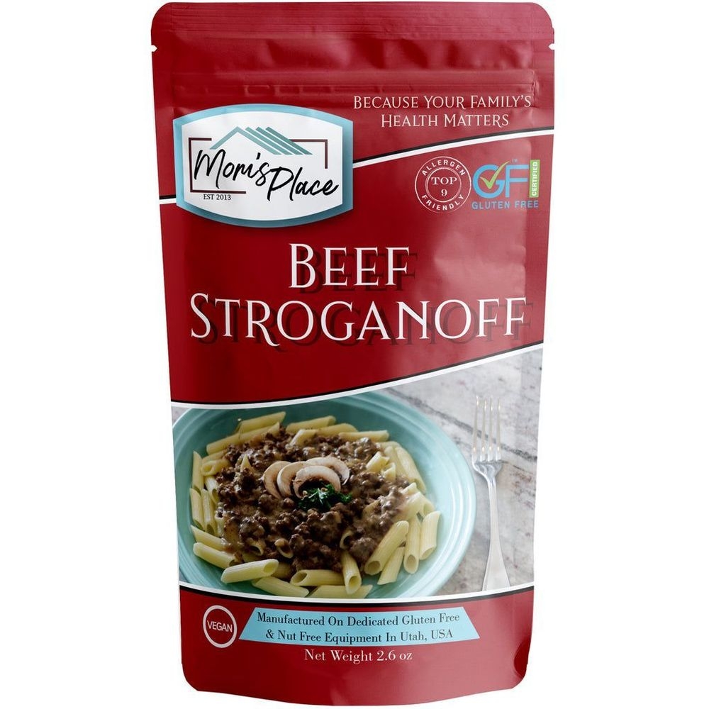 Moms Place Gluten-Free Beef Stroganoff Mix, 2.6 Ounce -- 12 per case