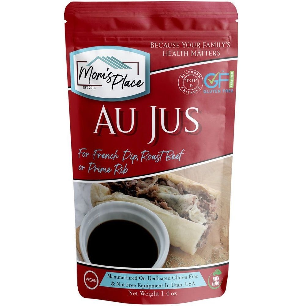 Moms Place Gluten-Free Au Jus Sauce Mix, 1.4 Ounce -- 12 per case