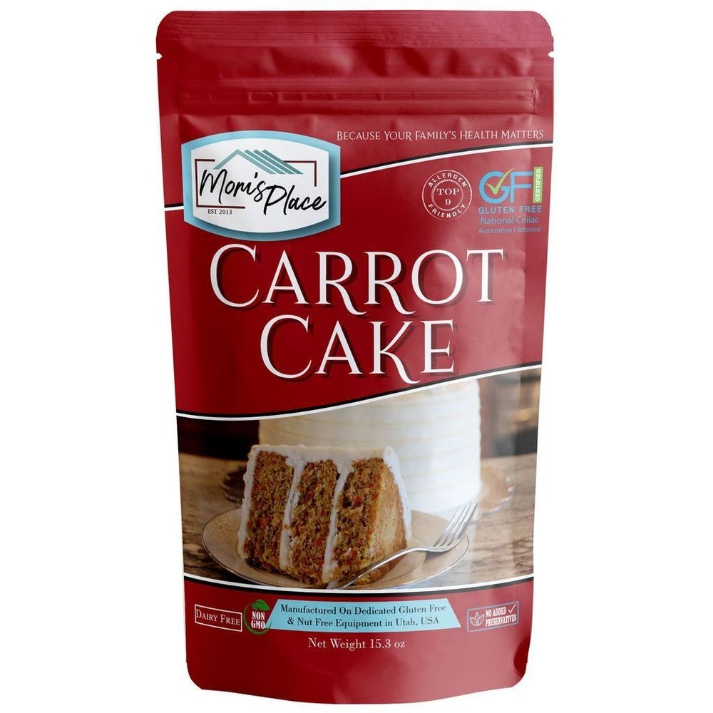 Moms Place Gluten-Free Carrot Cake Mix, 15.3 Ounce -- 6 per case