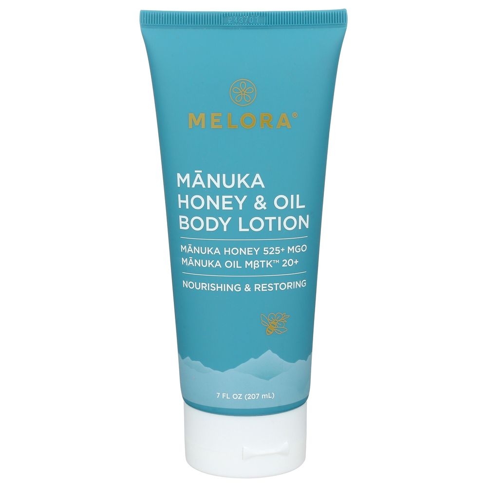 Melora Manuka Honey and Oil Body Lotion, 7 Fluid Ounce