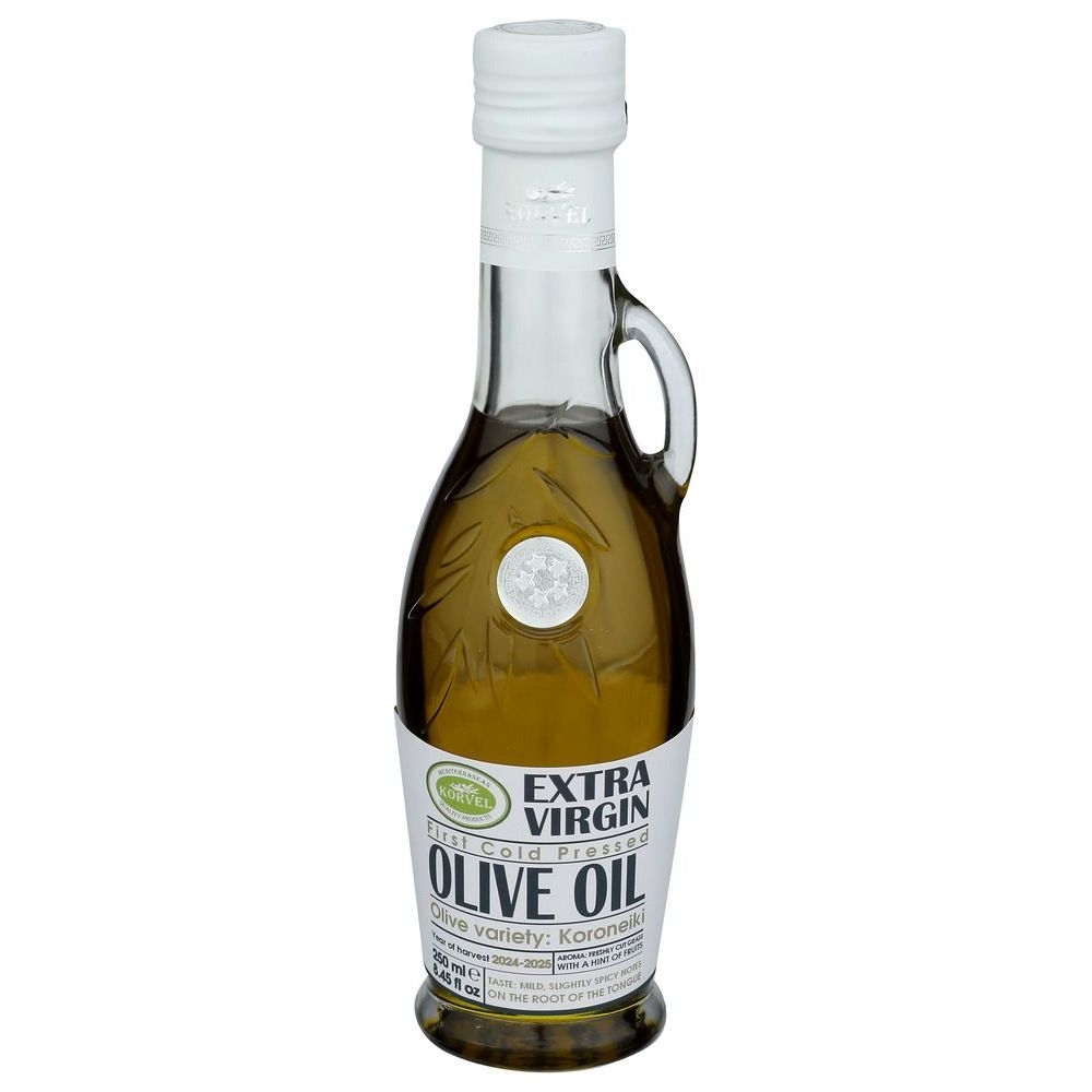 Korvel Greek Premium Extra Virgin Olive Oil, 8.45 Fluid Ounce -- 6 per case