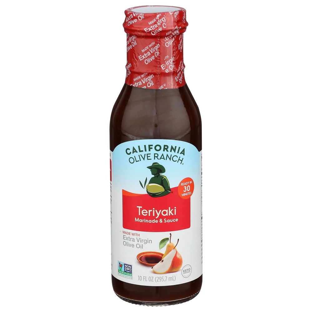 California Olive Ranch Teriyaki Marinade and Sauce, 10 Fluid Ounce -- 6 per case