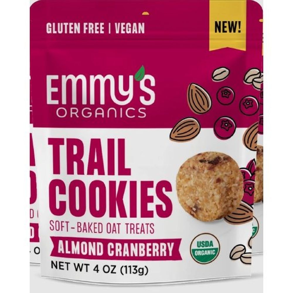 Emmys Almond Cranberry Trail Cookies, 4 Ounce -- 6 per case