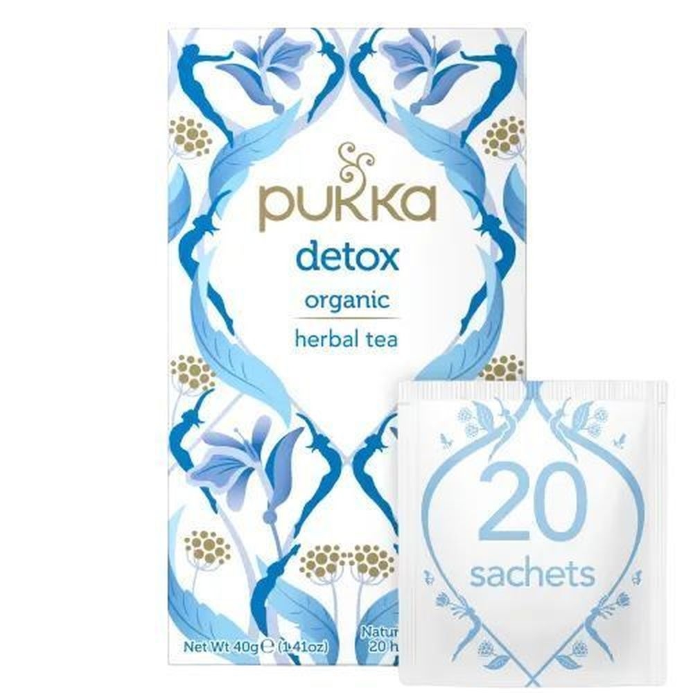 Pukka Organic Detox Herbal Tea, 20 Tea Bags -- 6 per case