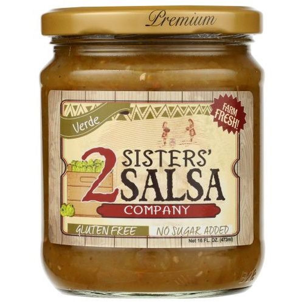 2 Sisters Verde Salsa, 16 Fluid Ounce -- 6 per case