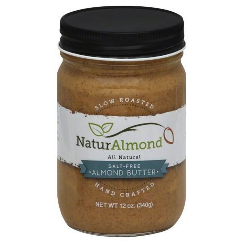 Georgia Grinders Salt Free Almond Butter, 12 Ounce -- 12 per case