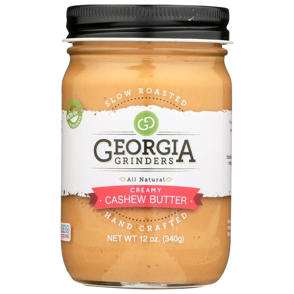 Georgia Grinders Creamy Cashew Butter, 12 Ounce -- 12 per case