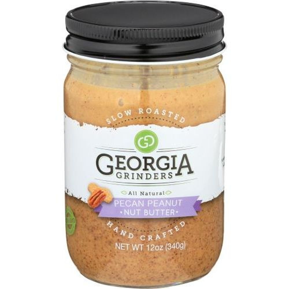 Georgia Grinders Premium Pecan Peanut Butter, 12 Ounce -- 12 per case