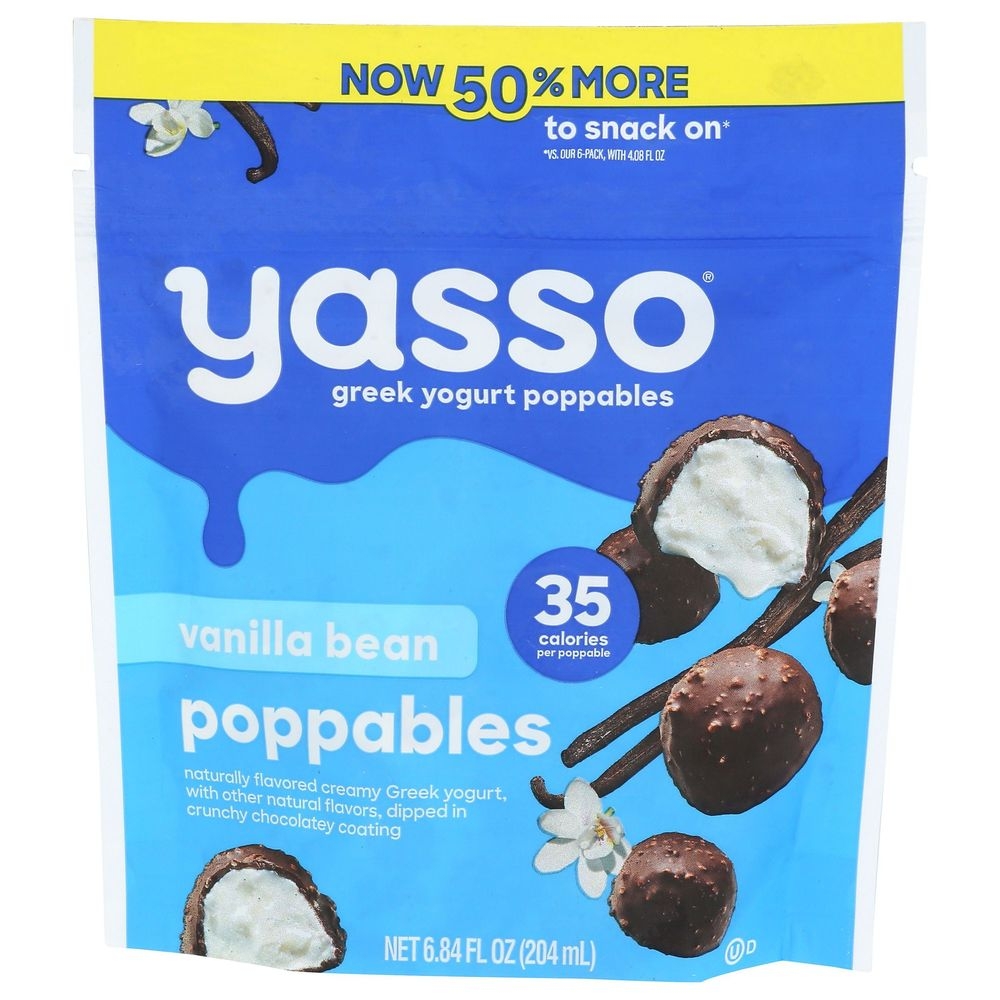 Yasso Vanilla Bean Greek Yogurt Poppables, 6.84 Ounce -- 10 per case