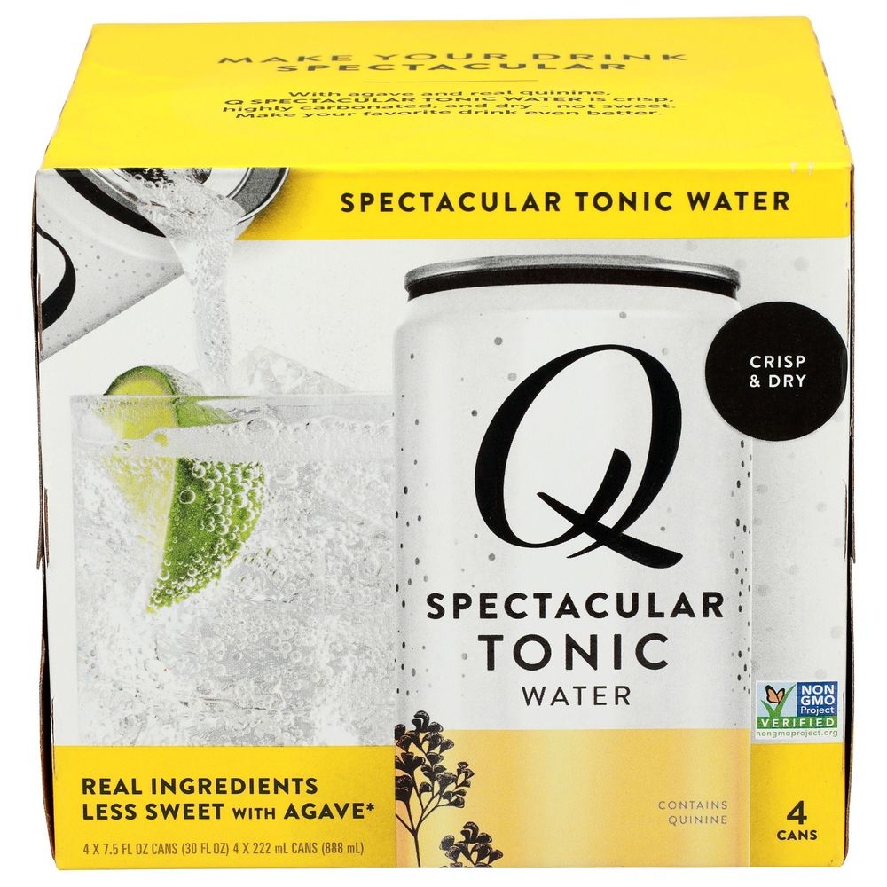 Q Mixers Tonic Water, 30 Fluid Ounce -- 6 per case