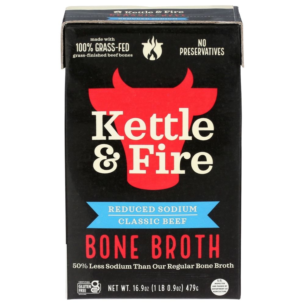 Kettle and Fire Beef Bone Broth, 16.9 Ounce -- 6 per case