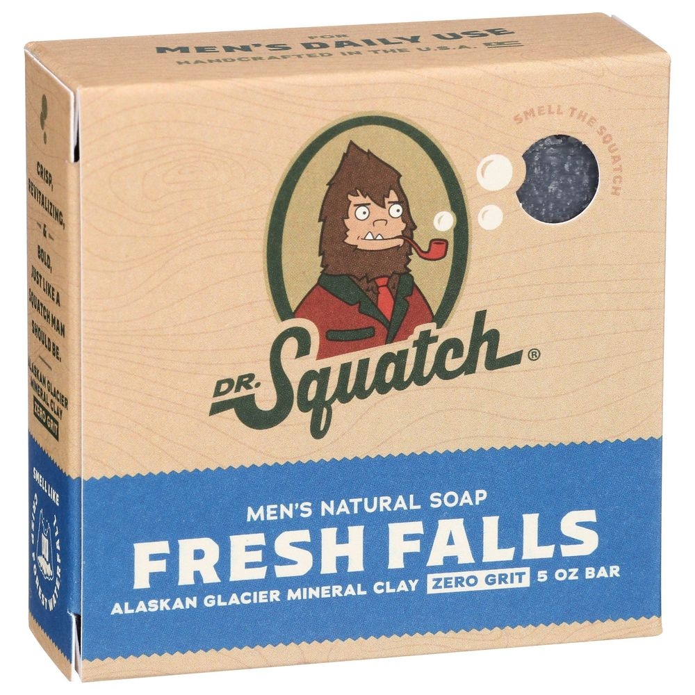 Dr. Squatch Fresh Falls Mens Natural Soap, 5 Ounce