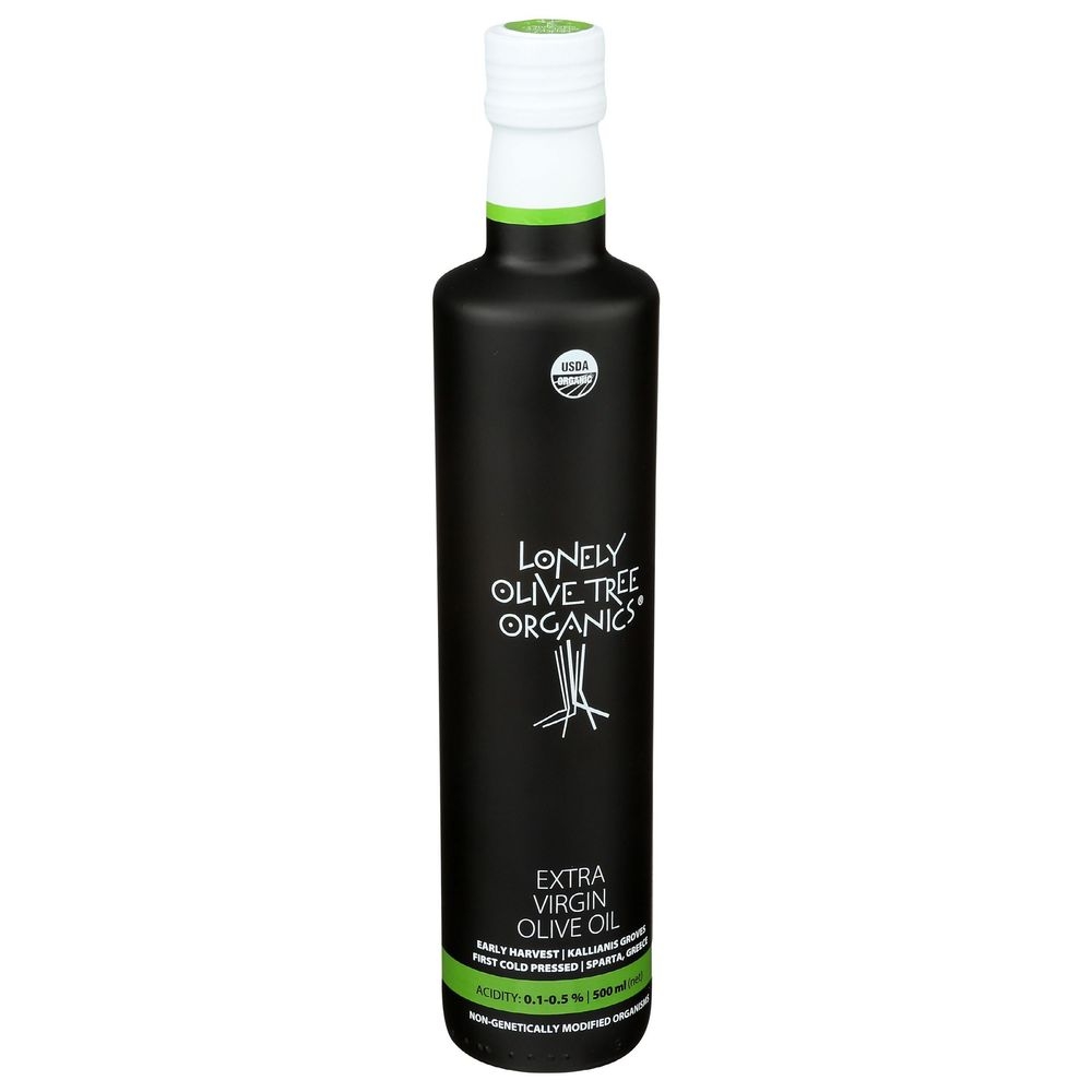 The Lonely Olive Tree Organic Extra Virgin Olive Oil, 500 Milliliter -- 6 per case