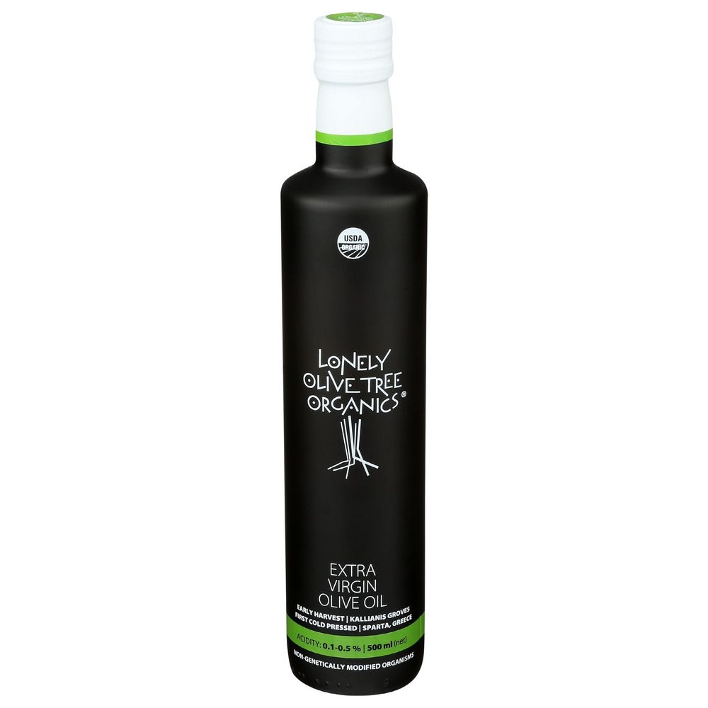 The Lonely Olive Tree Organic Extra Virgin Olive Oil, 500 Milliliter -- 6 per case